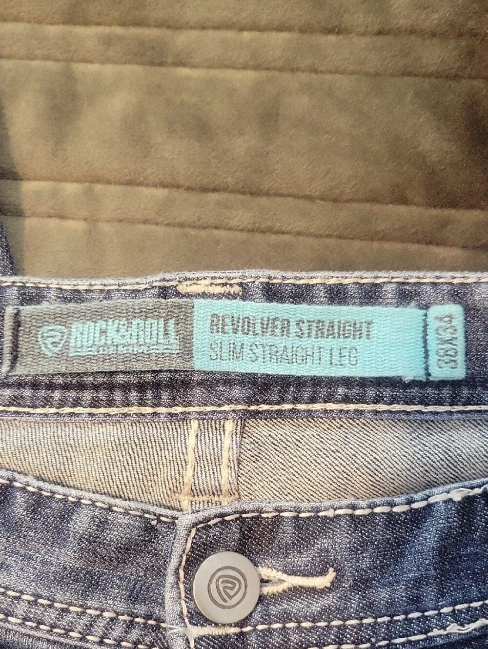 Rock & Roll Men's Denim Jeans - Slim Straight Leg